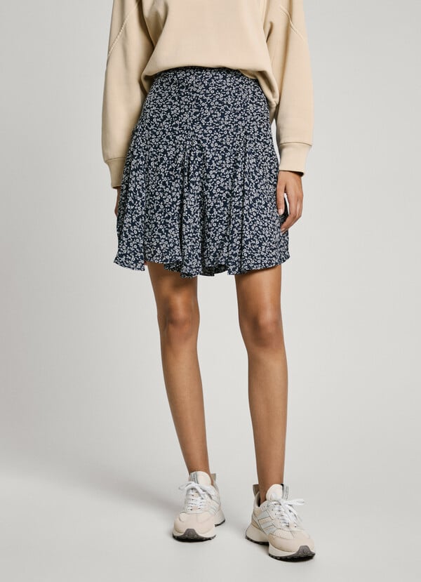 Pepe Jeans falda corta estampado floral COMPRAR AHORA