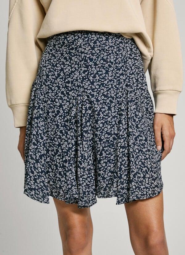 Pepe Jeans falda corta estampado floral COMPRAR AHORA