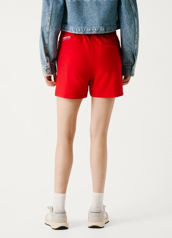 Pepe Jeans shorts felpa cintura ajustable Tienda