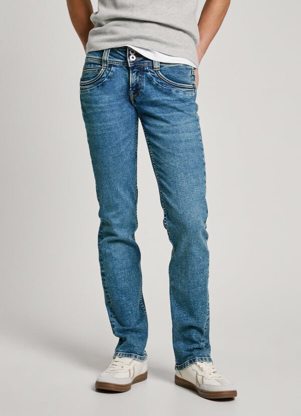 Pepe Jeans jeans fit slim y tiro medio - gen Rebajas top