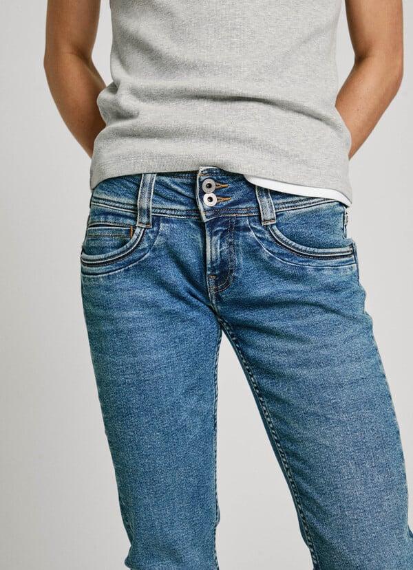 Pepe Jeans jeans fit slim y tiro medio - gen Rebajas top