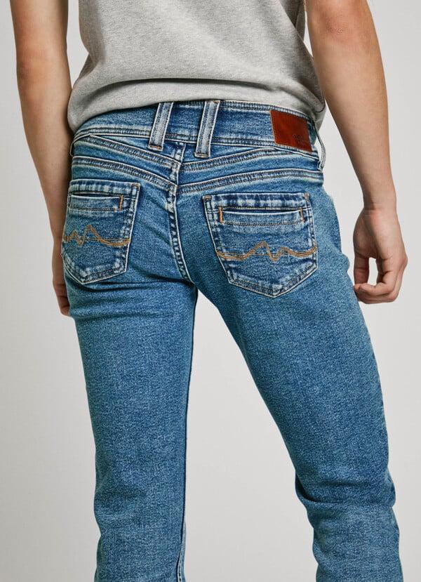 Pepe Jeans jeans fit slim y tiro medio - gen Rebajas top