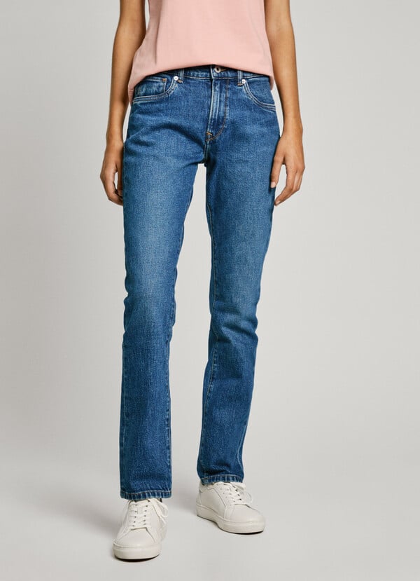 Pepe Jeans jeans fit slim y tiro medio - grace Envío gratis