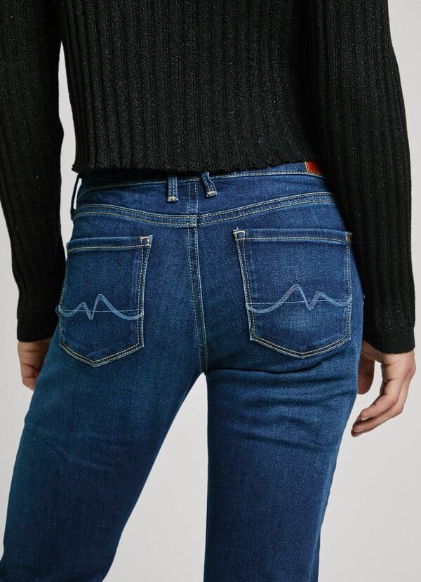 Pepe Jeans jeans fit skinny y tiro medio - soho COMPRAR AHORA