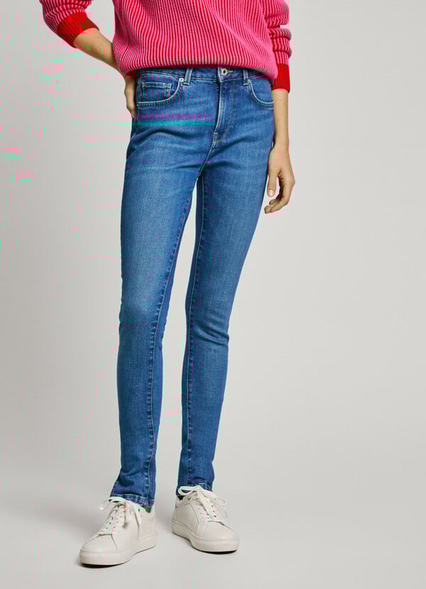 Pepe Jeans jeans fit skinny y tiro medio - regent Último día