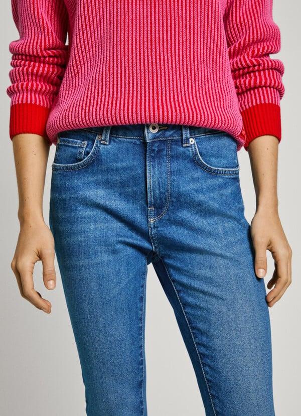 Pepe Jeans jeans fit skinny y tiro medio - regent Último día