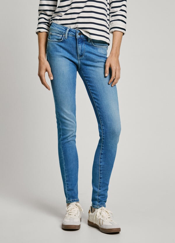 Pepe Jeans jeans fit skinny y tiro bajo - soho Precio de fábrica