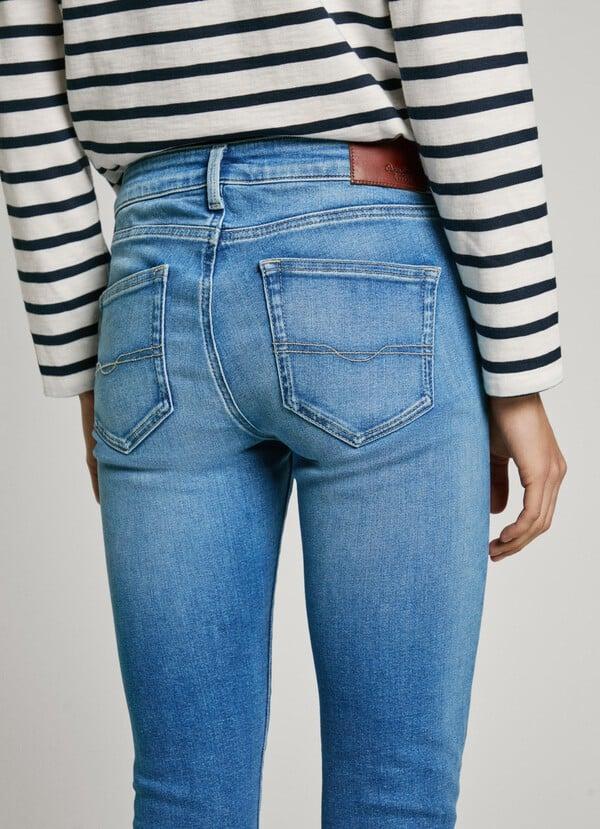 Pepe Jeans jeans fit skinny y tiro bajo - soho Precio de fábrica