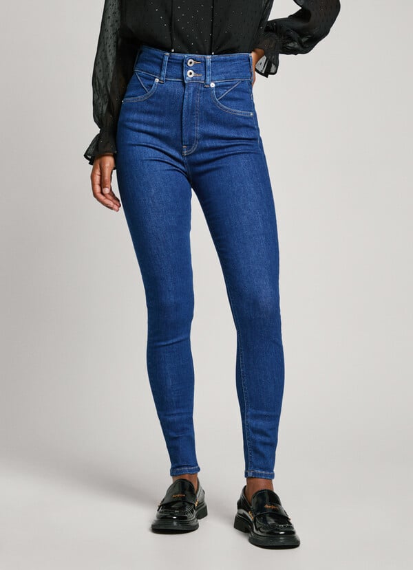 Pepe Jeans jeans fit super skinny y tiro alto Solo hoy