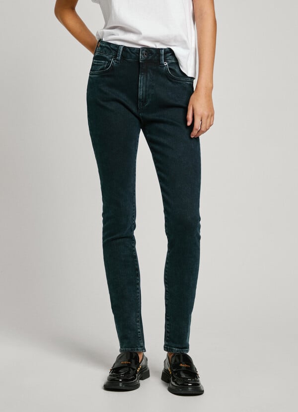 Pepe Jeans jeans fit skinny y tiro medio - regent Oferta especial de fábrica