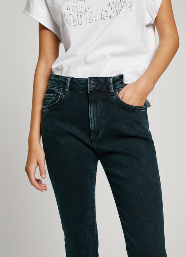 Pepe Jeans jeans fit skinny y tiro medio - regent Oferta especial de fábrica