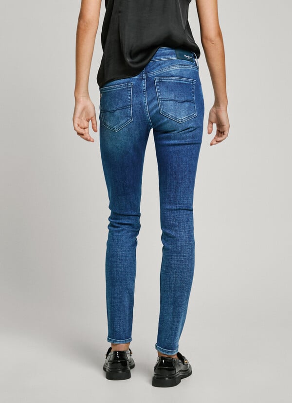 Pepe Jeans jeans fit skinny y tiro bajo - soho Superdescuento