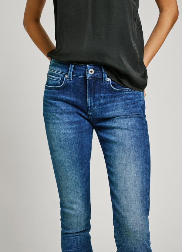 Pepe Jeans jeans fit skinny y tiro bajo - soho Superdescuento
