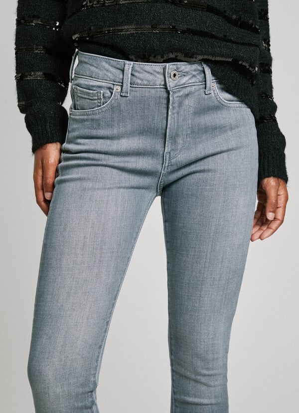 Pepe Jeans jeans fit skinny y tiro medio - regent Grandes descuentos