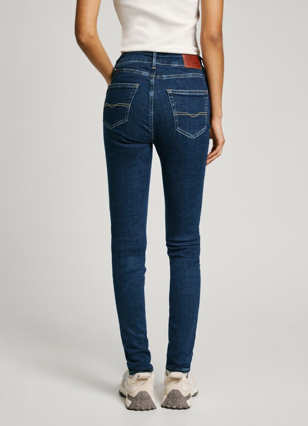 Pepe Jeans jeans fit skinny y tiro medio - regent Liquidación