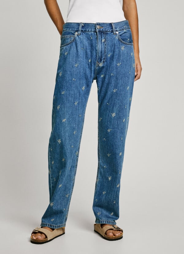 Pepe Jeans jeans fit loose y tiro bajo - blossom Oferta exclusiva