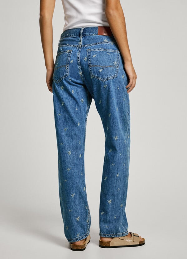 Pepe Jeans jeans fit loose y tiro bajo - blossom Oferta exclusiva