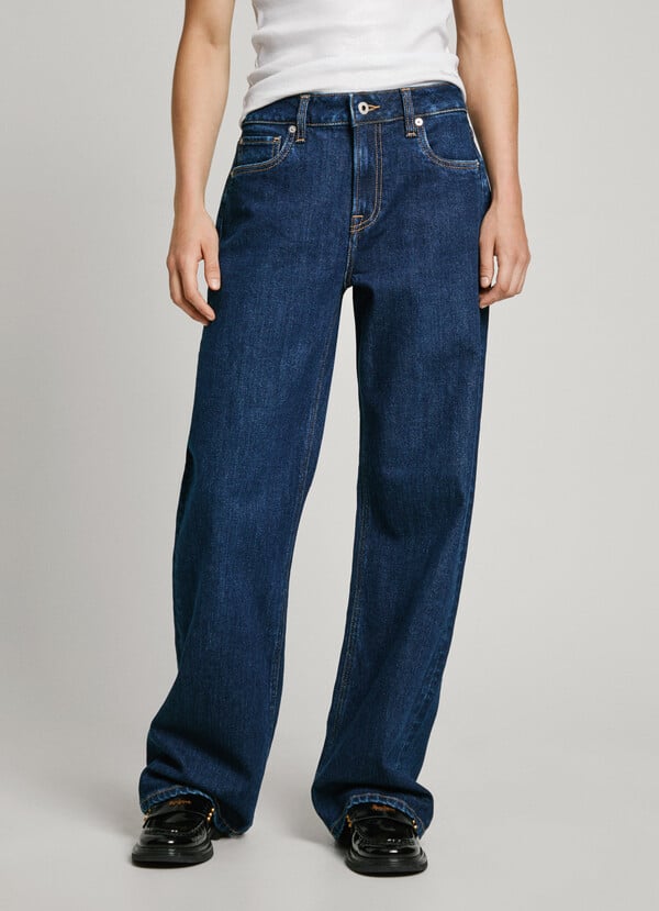 Pepe Jeans jeans fit loose y tiro alto - hazel Precio ultrabajo