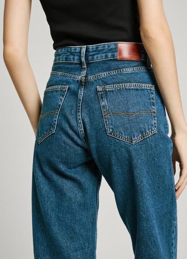 Pepe Jeans jeans fit recto y tiro alto - robyn Ventas relámpago
