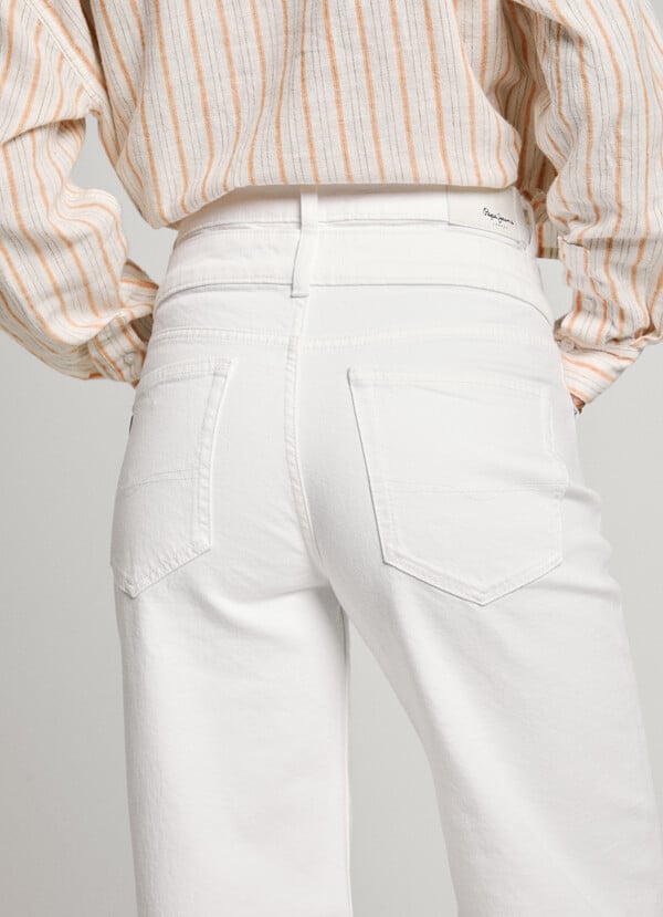 Pepe Jeans jeans fit recto y tiro alto Descuento