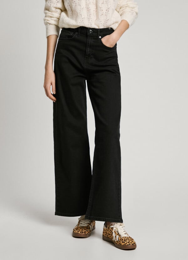 Pepe Jeans jeans fit recto y tiro alto - lexa Tienda
