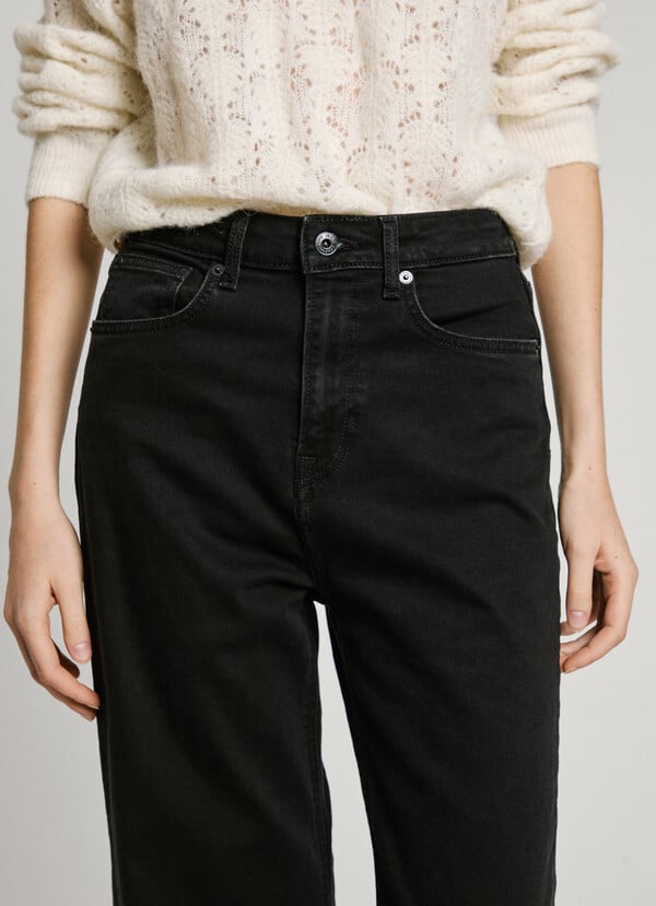 Pepe Jeans jeans fit recto y tiro alto - lexa Tienda