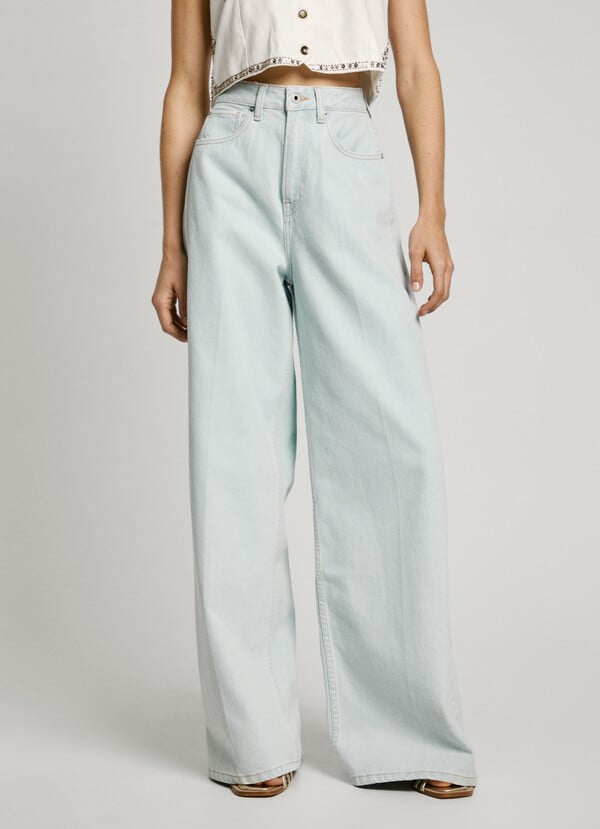 Pepe Jeans jeans fit wide y tiro alto - jaimy Rebajas top