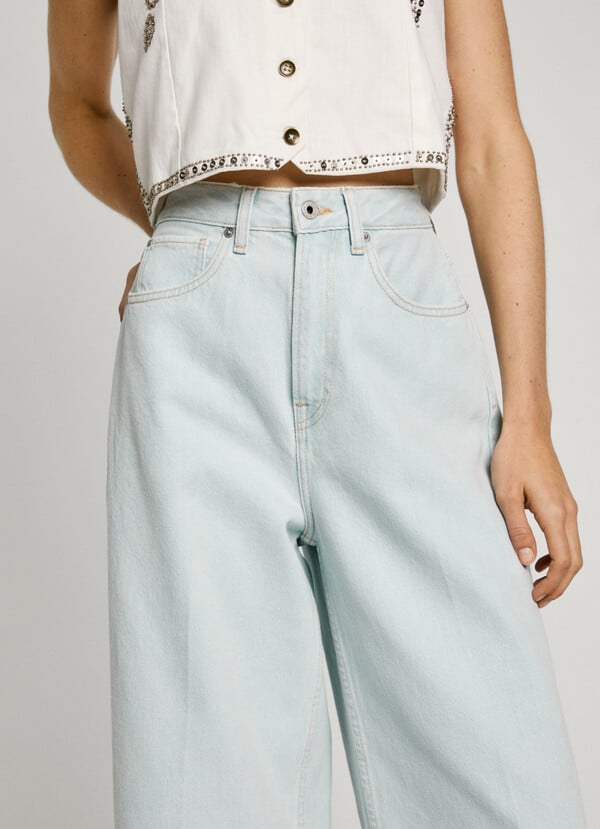 Pepe Jeans jeans fit wide y tiro alto - jaimy Rebajas top