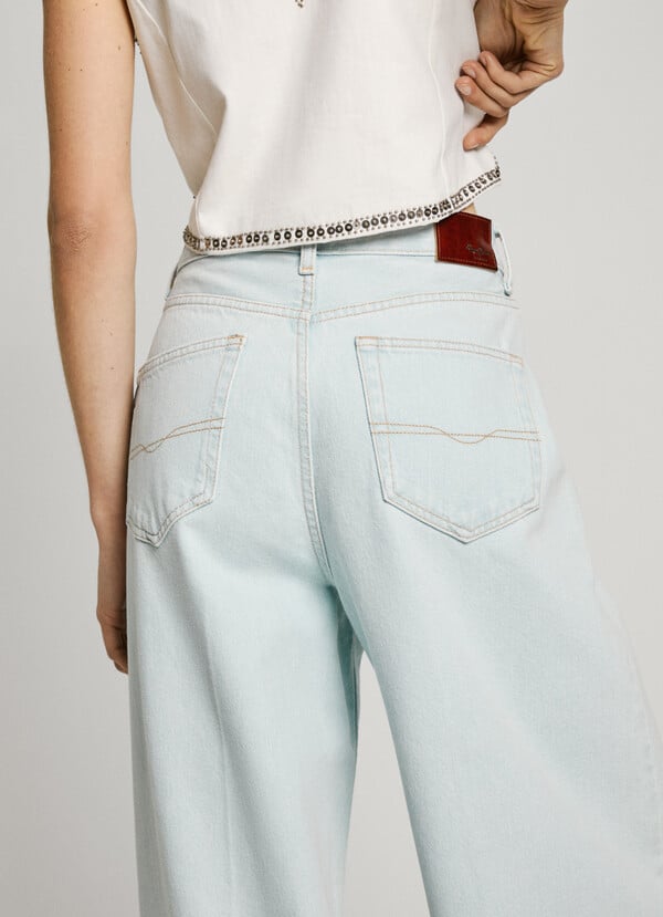 Pepe Jeans jeans fit wide y tiro alto - jaimy Rebajas top