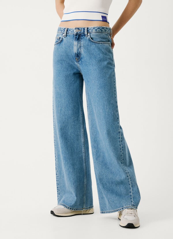 Pepe Jeans jeans fit wide y tiro medio Envío gratis