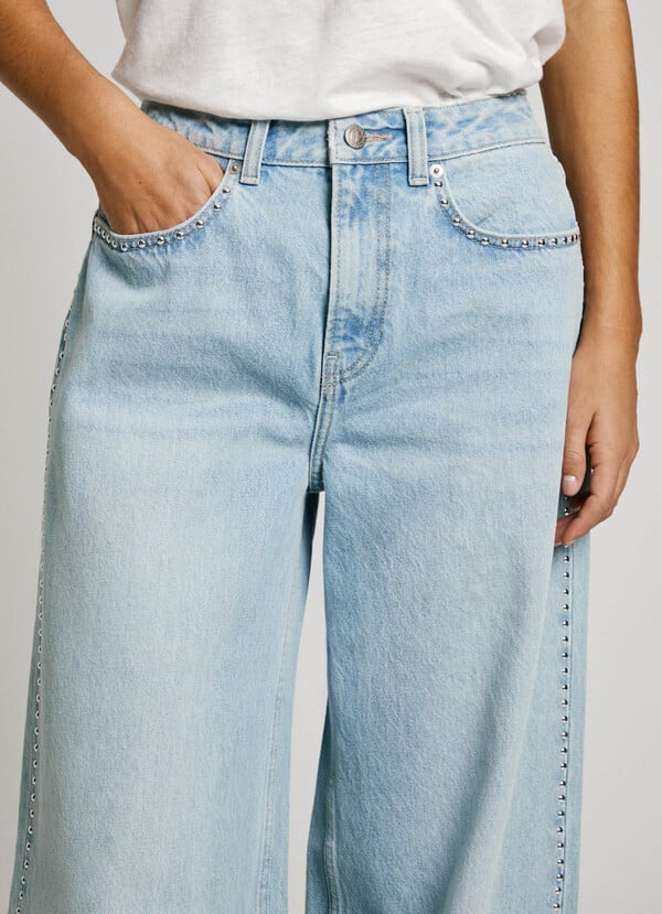 Pepe Jeans jeans fit wide y tiro medio Oferta especial