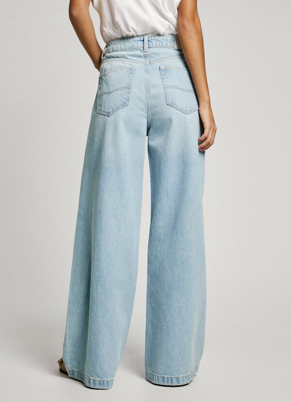 Pepe Jeans jeans fit wide y tiro medio Oferta especial