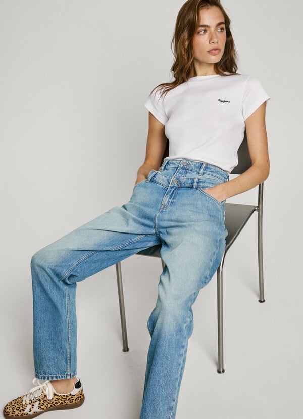 Pepe Jeans jeans fit taper y tiro alto ÚLTIMAS EDICIONES