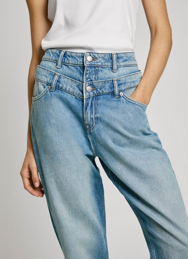 Pepe Jeans jeans fit taper y tiro alto ÚLTIMAS EDICIONES