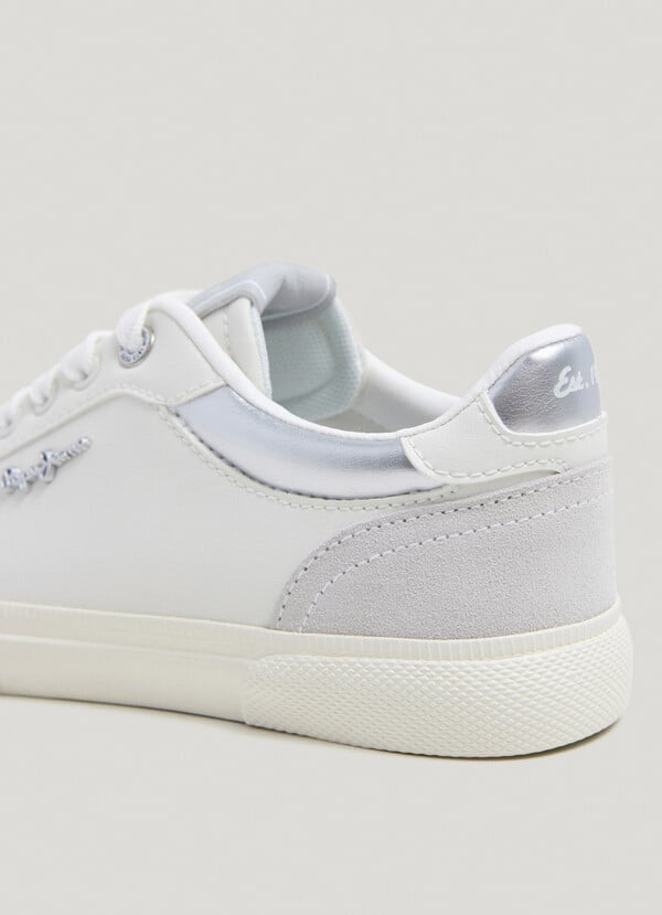 Pepe Jeans zapatillas clásicas con detalles en ante Envío internacional gratuito