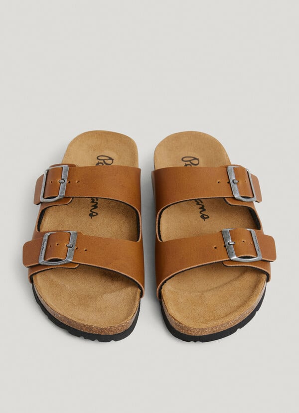 Pepe Jeans sandalias con doble hebilla Libre de impuestos