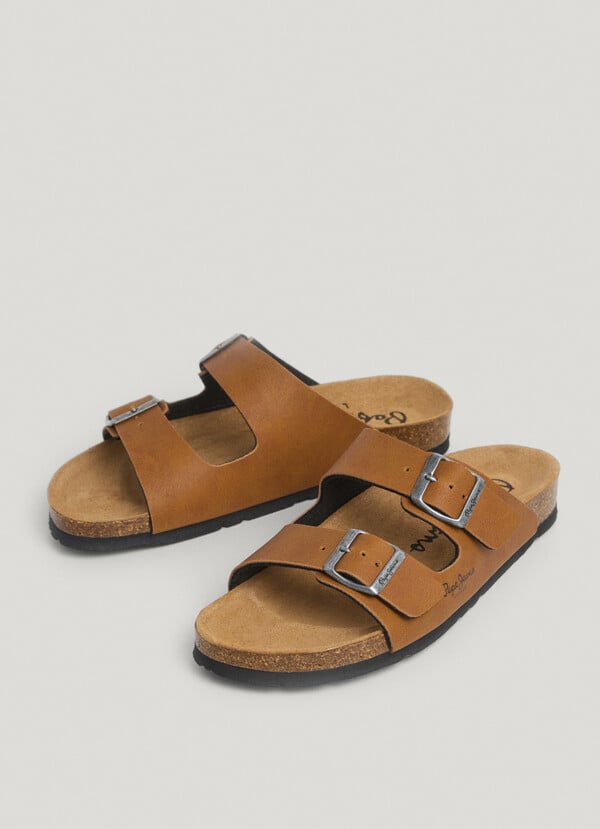 Pepe Jeans sandalias con doble hebilla Libre de impuestos