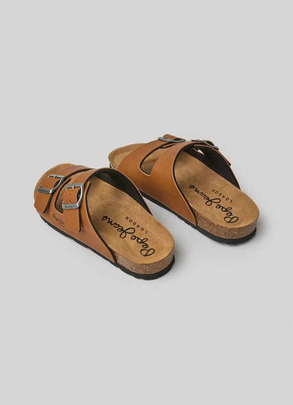 Pepe Jeans sandalias con doble hebilla Libre de impuestos