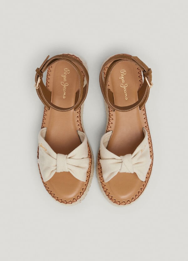 Pepe Jeans sandalias de cuña con tiras cruzadas Descuento por venta flash