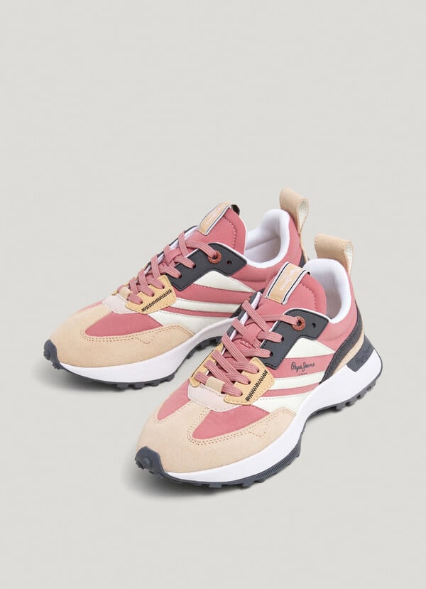 Pepe Jeans zapatillas con detalles en ante Rebajas online
