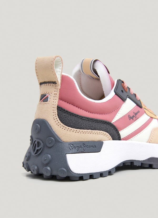 Pepe Jeans zapatillas con detalles en ante Rebajas online