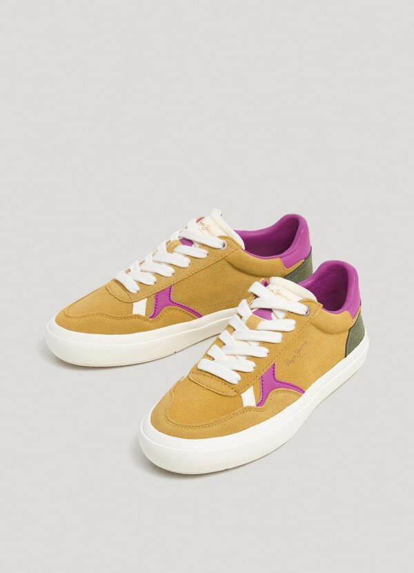 Pepe Jeans zapatillas retro de ante Rebajas top