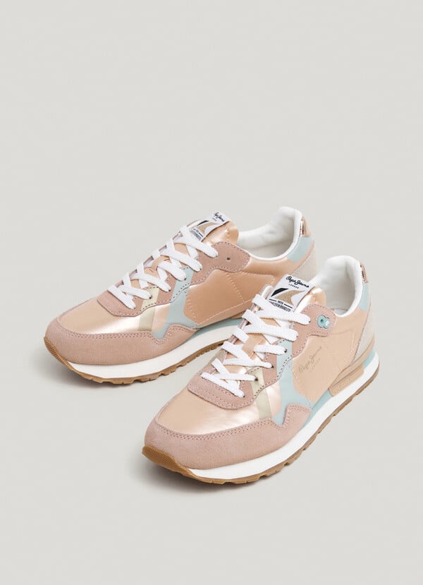 Pepe Jeans zapatillas running metalizadas - brit Envío gratis