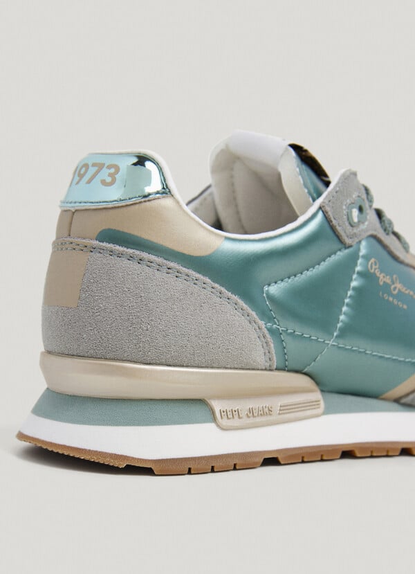 Pepe Jeans zapatillas running metalizadas - brit Envío gratis