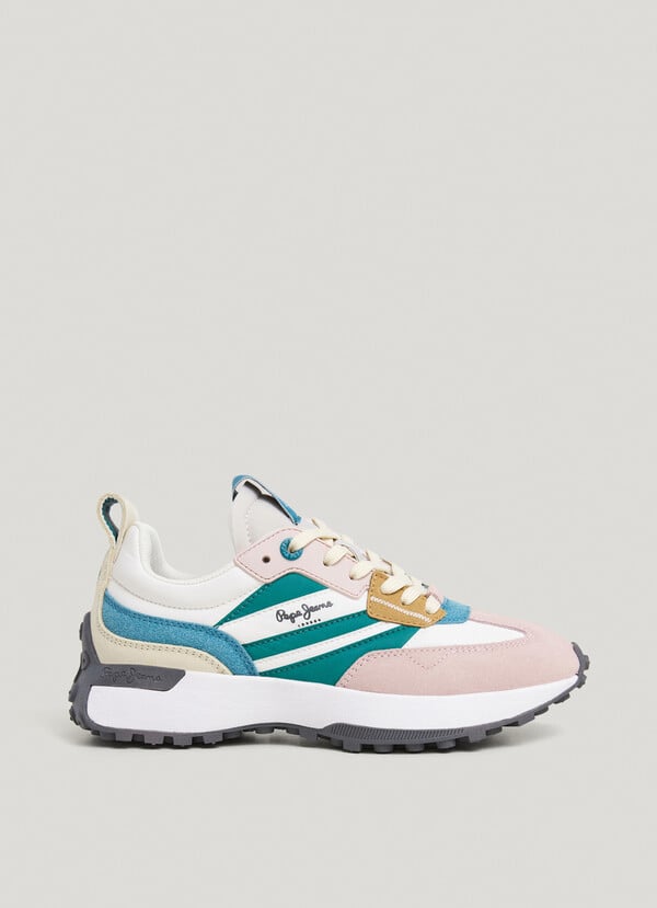 Pepe Jeans zapatillas con detalles en ante