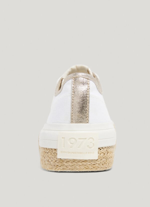 Pepe Jeans zapatillas con detalles yute Solo hoy