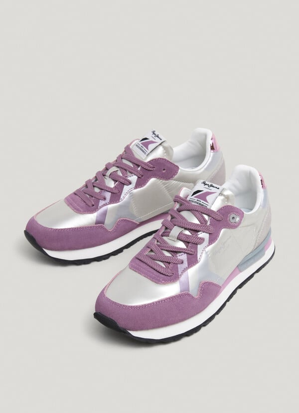 Pepe Jeans zapatillas running metalizadas - brit Superdescuento