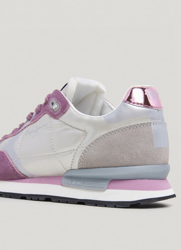 Pepe Jeans zapatillas running metalizadas - brit Superdescuento