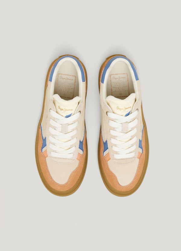 Pepe Jeans zapatillas retro de ante Ahorra y exporta