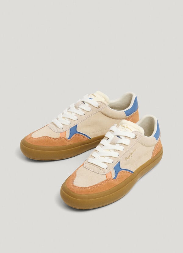 Pepe Jeans zapatillas retro de ante Ahorra y exporta
